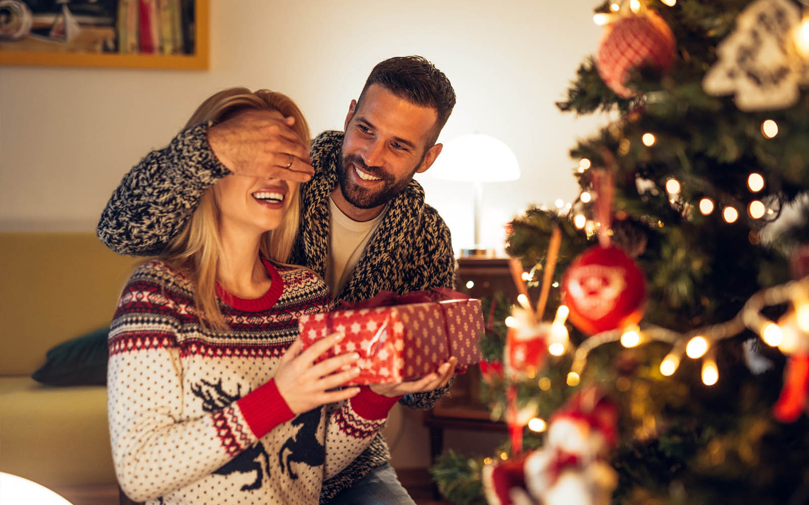 christmas couple